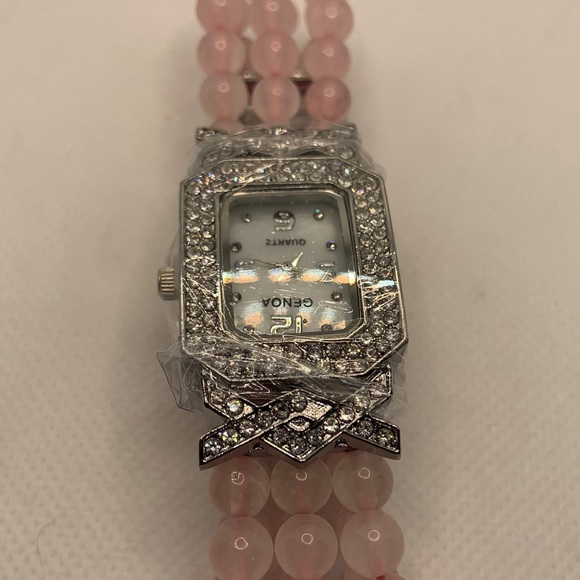 ROSE QUARTZ BRACELET WATCH - Picture 5 of 8